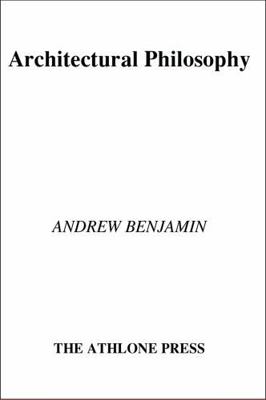 Architectural Philosophy 0485004151 Book Cover