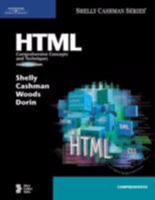 HTML: Comprehensive Concepts and Techniques, Fo... 1418859370 Book Cover