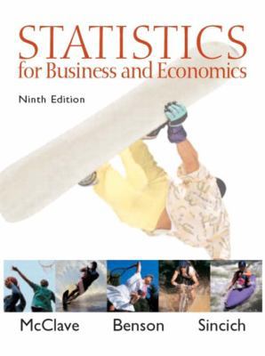 Statistics for Business and Economics 0130466417 Book Cover