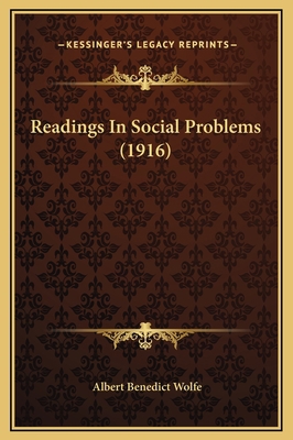 Readings In Social Problems (1916) 1169378307 Book Cover