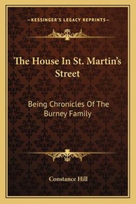 The House In St. Martin's Street: Being Chronic... 1163295906 Book Cover