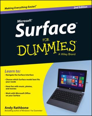 Surface for Dummies 111889863X Book Cover