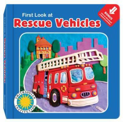 First Look at Rescue Vehicles [Large Print] 1607271060 Book Cover