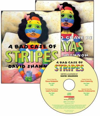 A Bad Case of Stripes [With 2 Paperbacks] 0545254175 Book Cover