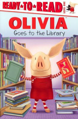 Olivia Goes to the Library 0606351868 Book Cover