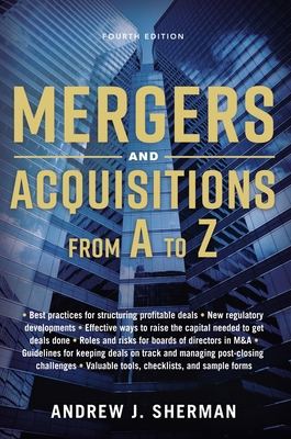 Mergers and Acquisitions from A to Z 1400242460 Book Cover
