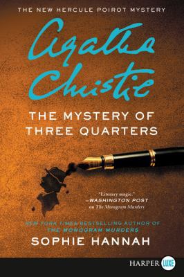 The Mystery of Three Quarters LP [Large Print] 006285920X Book Cover