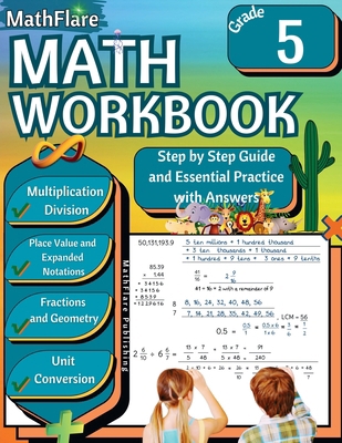 MathFlare - Math Workbook 5th Grade: Math Workb... B0D1TTD8LB Book Cover