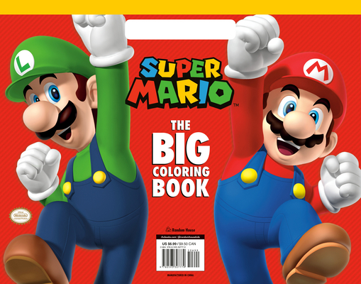 Super Mario: The Big Coloring Book (Nintendo(r)) 0593307771 Book Cover
