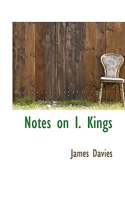 Notes on I. Kings 1116792087 Book Cover