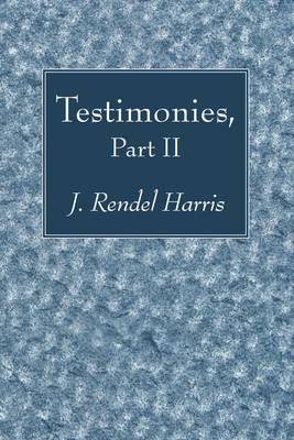 Testimonies, Part II 1606085085 Book Cover