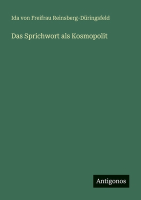 Das Sprichwort als Kosmopolit [German] 3386171192 Book Cover