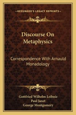 Discourse On Metaphysics: Correspondence With A... 1163187305 Book Cover