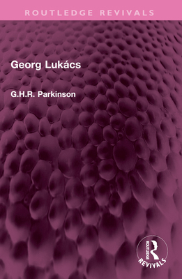 Georg Lukács 1032482125 Book Cover