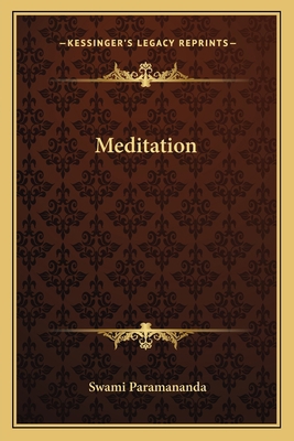 Meditation 1162825952 Book Cover