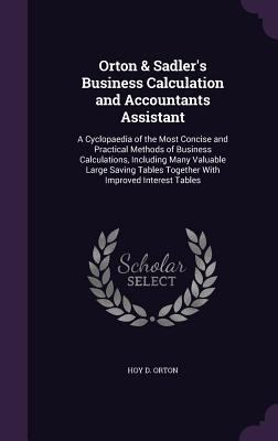 Orton & Sadler's Business Calculation and Accou... 1358954232 Book Cover