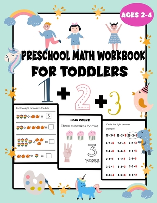 preschool math workbook for toddlers ages 2-4: ... B08WS8847P Book Cover