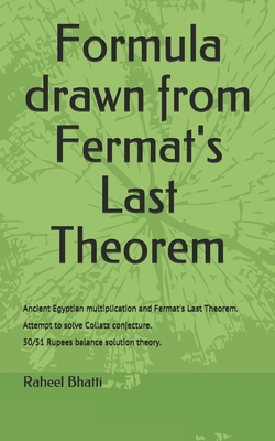 Formula drawn from Fermat's Last Theorem B0882LRL6G Book Cover