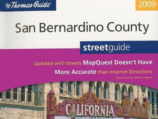 San Bernardino County Street Guide 0528870424 Book Cover