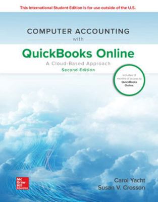 Computer Accounting with QuickBooks Online: A C... 1260287793 Book Cover