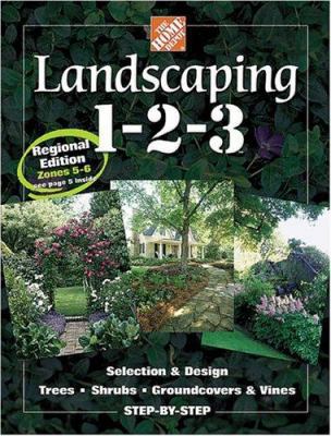Landscaping 1-2-3: Regional Edition: Zones 5-6 0696212544 Book Cover