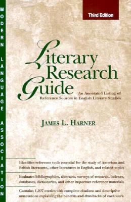 Literary Research Guide: An Annotated Listing o... 0873525744 Book Cover