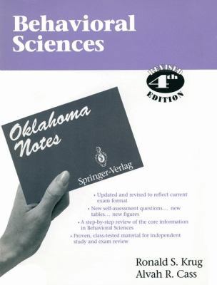 Behavioral Sciences 0387943935 Book Cover