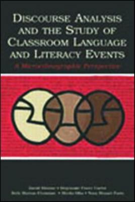 Discourse Analysis and the Study of Classroom L... 0805853200 Book Cover