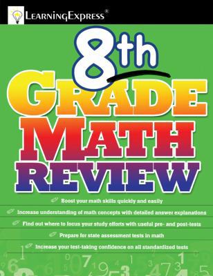 8th Grade Math Review [With Access Code] 1576857123 Book Cover