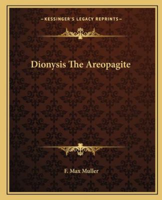 Dionysis The Areopagite 1162888563 Book Cover