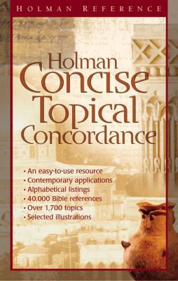 Holman Concise Topical Concordance (Holman Refe... 0805493492 Book Cover