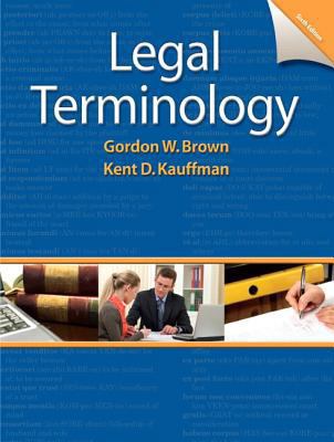 Legal Terminology B007BE8HEY Book Cover