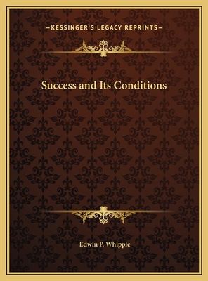 Success and Its Conditions 116977024X Book Cover