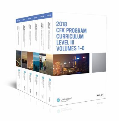 Cfa Program Curriculum 2018 Level III, Volumes ... 1944250581 Book Cover