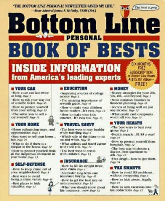 The Bottom Line Personal Book of Bests: Inside ... 0312150695 Book Cover