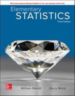 Elementary Statistics Monk, Barry            Book Cover