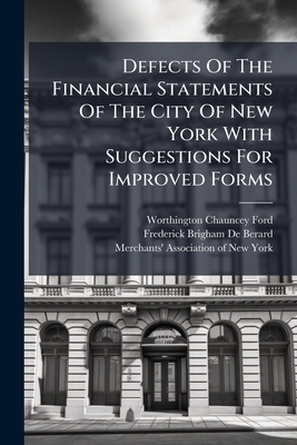 Defects Of The Financial Statements Of The City... 1175101265 Book Cover