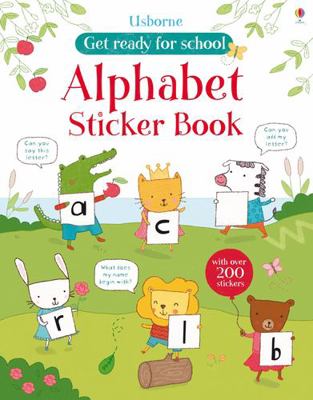 alphabet sticker book 1409564665 Book Cover