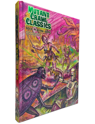 Mutant Crawl Classics Core Rulebook - Hardcover... 1946231045 Book Cover