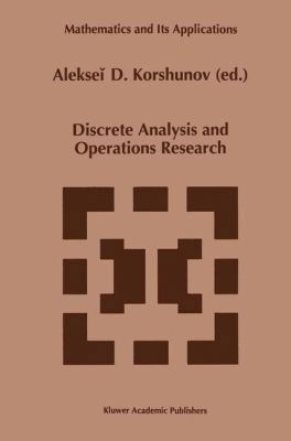 Discrete Analysis and Operations Research 9401072175 Book Cover