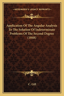 Application Of The Angular Analysis To The Solu... 1168033322 Book Cover