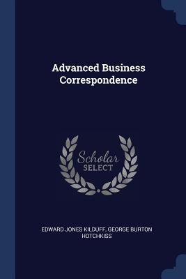 Advanced Business Correspondence 1376777843 Book Cover