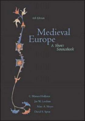 Medieval Europe: A Short Sourcebook 0072417382 Book Cover