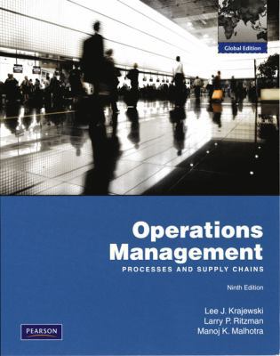 Operations Management 0132458918 Book Cover
