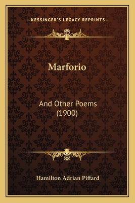 Marforio: And Other Poems (1900) 1166572315 Book Cover