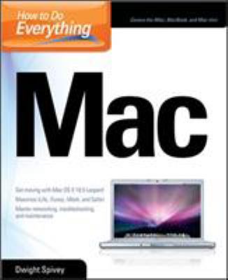 How to Do Everything Mac 0071502726 Book Cover
