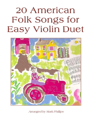 20 American Folk Songs for Easy Violin Duet B09GZJPWWM Book Cover