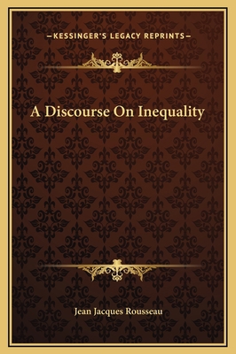 A Discourse On Inequality 1169225241 Book Cover