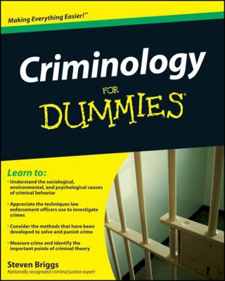 Criminology for Dummies 0470396962 Book Cover