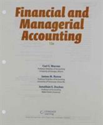 Financial & Managerial Accounting 1285868773 Book Cover